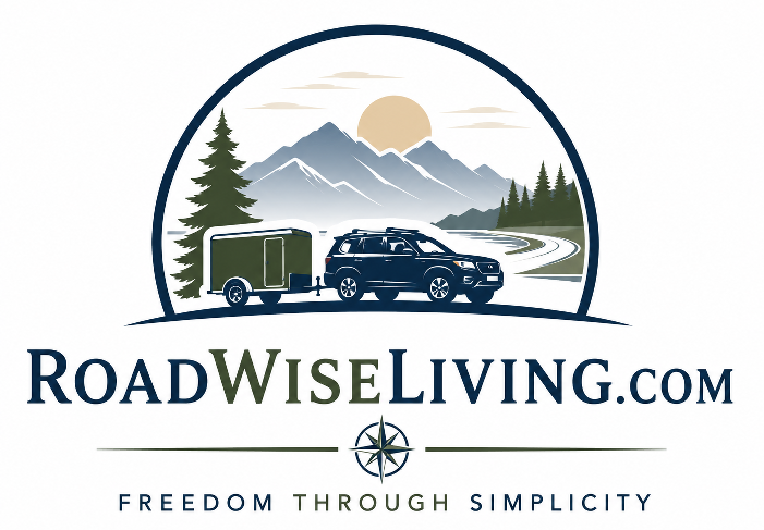 Road Wise Living Logo and Tagline Image