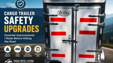 Cargo Trailer Safety Upgrades - DOT Reflective Tape