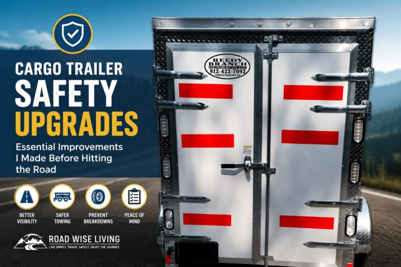 Cargo Trailer Safety Upgrades - DOT Reflective Tape