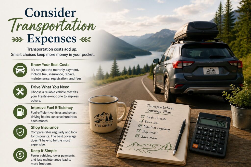 Consider Transportation Expenses