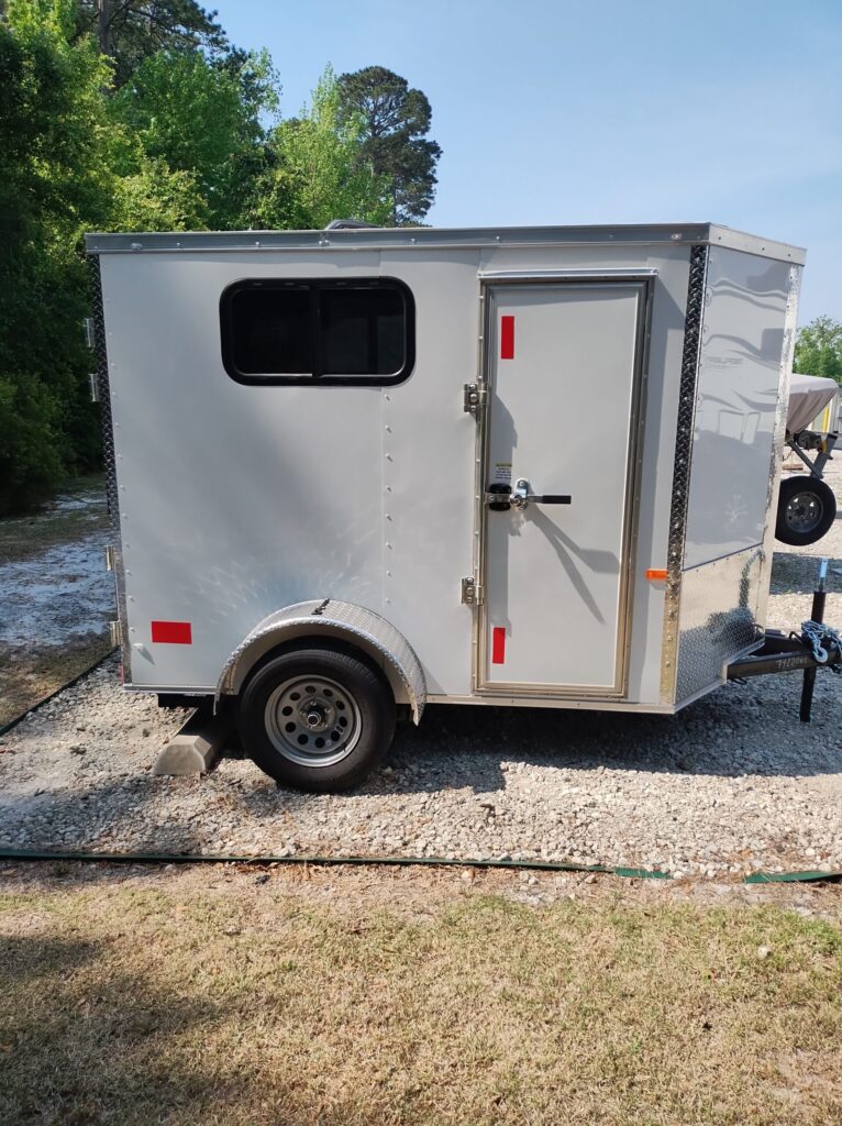 Increasing Side Visibility of a Cargo Trailer Camper Conversion