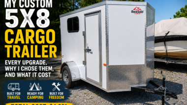 My Custom 5x8 Cargo Trailer Conversion Setup