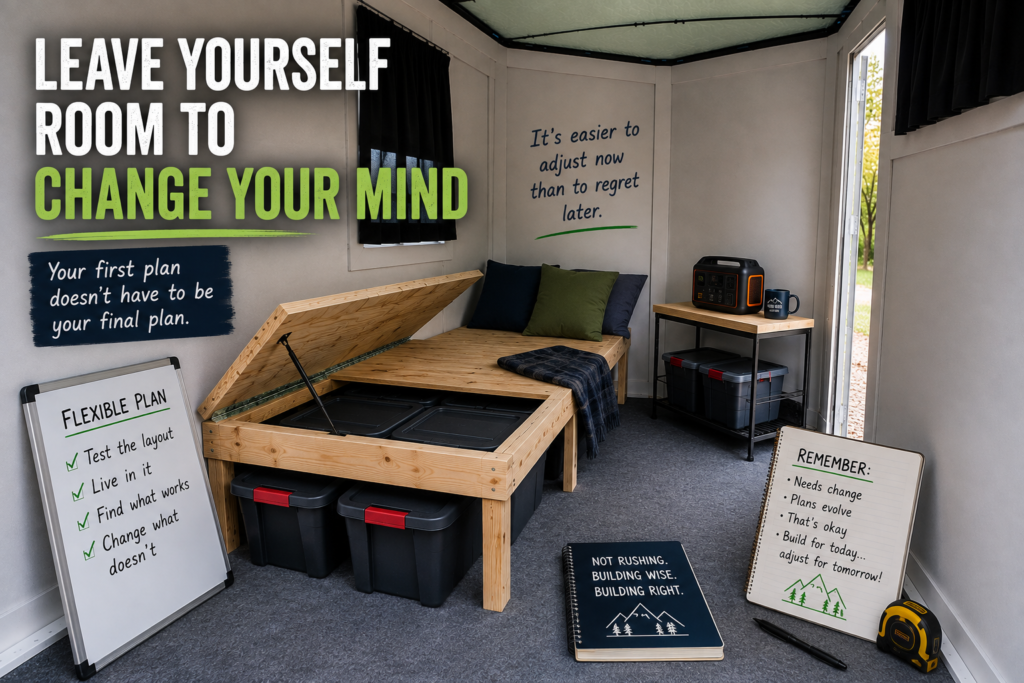 Leave Yourself Room to Change Your Mind