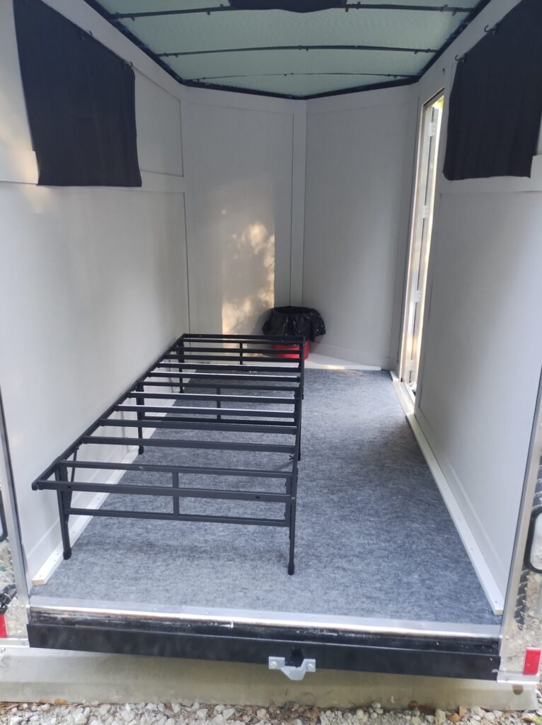 My Original Bed Frame shown has only 13 inches of clearance, and it's constructions limits the number of totes stored underneath. This won't work.