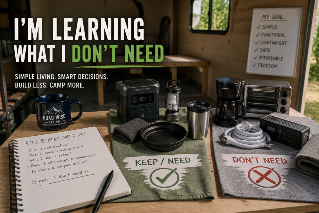 I'm Learning What I Don't Need